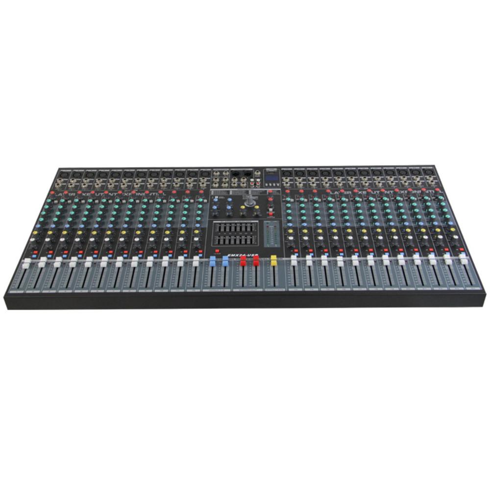 DJ Mixer 8/ 12/ 16/ 24Channels Professional Audio Mixer Console With MP3, Bluetooth, DSP For Stage, Line Array Speaker