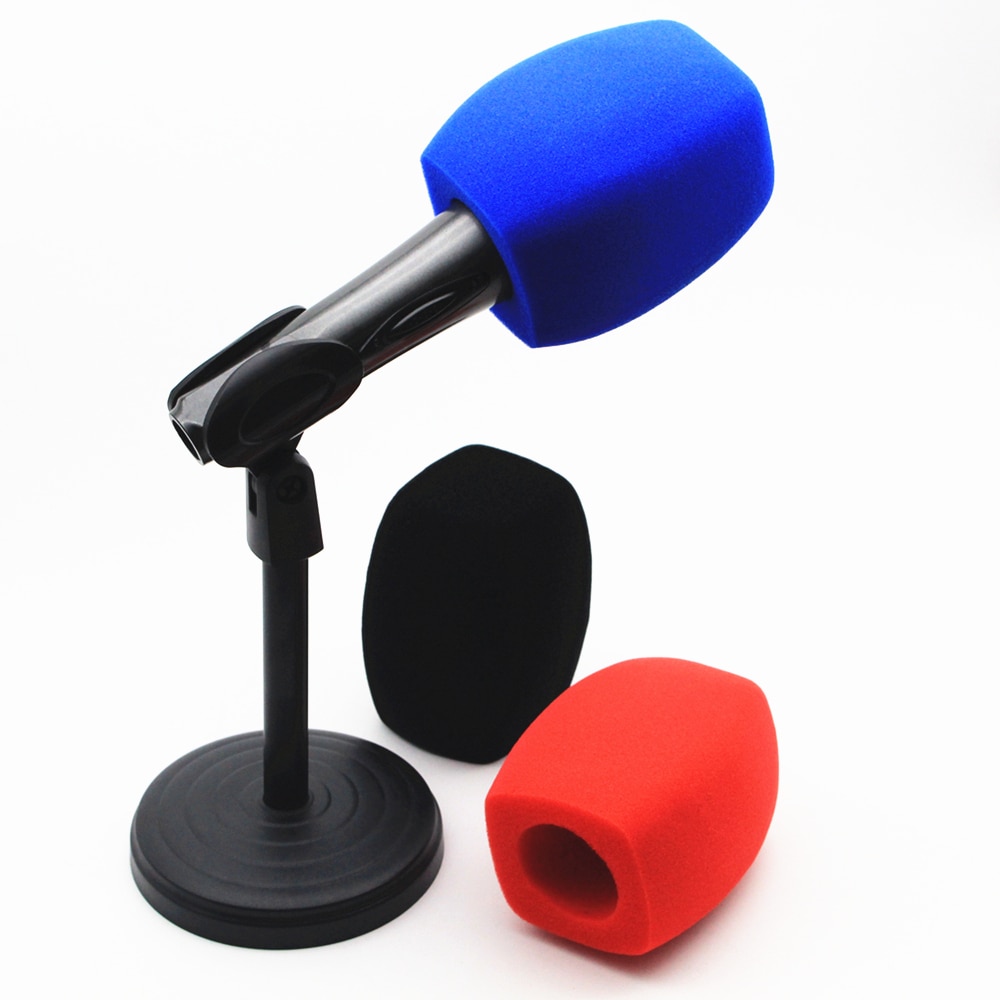 Large Foam Windshields Mic Foam Cover Sponge Windscreen for Handheld Interview Microphones 3 colors available